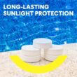 PROFELIZ Chlorine Tablets 3 Inch for Swimming Pools, Kills Bacteria and Stops Algae, Slow Dissolving, 40lbs