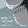 Brondell LE99 Bidet Toilet Seat, Fits Elongated Toilets, Electric Bidet with Remote, Warm Air Dryer, Strong Wash Mode