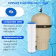 Future Way CCP420 Pool Filter Cartridges Replacement for Pentair Clean & Clear Plus 420, Replace Pentair R173576, 420 sq.ft, 4-Pack