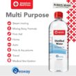 Resway American Red Cross Distilled Water 16.9 fl.oz., General Multi-Use, Purified Distilled Water for Drinking, Baby Formula,12 Pack