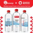 Resway American Red Cross Distilled Water 16.9 fl.oz., General Multi-Use, Purified Distilled Water for Drinking, Baby Formula,12 Pack
