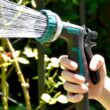 Retractable Garden Hose Reel, 100Ft x 5/8" Durable Wall Mounted Water Hose Reel with 180° Swivel Bracket