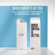 Boxed Water 33.8 oz. (12 Pack) – Purified Drinking Water in 92% Plant- Based Boxes