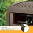 Suncast Hose Reel with Smart Trak Hose Guide, Water-Tight Connection, Durable Resin Construction, 225' Hose Capacity, Brown