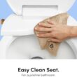 TUSHY Wave Non-Electric Bidet Toilet Seat, Sleek Elongated Design, Quick-Release for Easy Cleaning, DuoFlow Front & Rear Wash