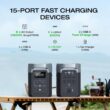 EF ECOFLOW Portable Power Station DELTA 2, 1024Wh LiFePO4 (LFP) Battery, 1800W AC/100W USB-C Output EF ECOFLOW Portable Power Station DELTA 2, 1024Wh LiFePO4 (LFP) Battery, 1800W AC/100W USB-C Output
