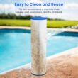 Future Way CCP420 Pool Filter Cartridges Replacement for Pentair Clean & Clear Plus 420, Replace Pentair R173576, 420 sq.ft, 4-Pack