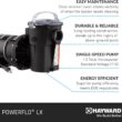 Hayward W3SP1580X15 Power Flo Pool Pump, 1.5 HP