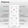 SmartBidet SB-1000WE Electric Bidet Toilet Seat with Heated Seating, Warm Air Dryer, Temperature Control Wash