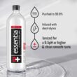Essentia Water LLC Infused with Electrolytes for a Smooth Taste, pH 9.5 or Higher; Ionized Alkaline Water, Black, 42.3 Fl Oz (Pack of 12)