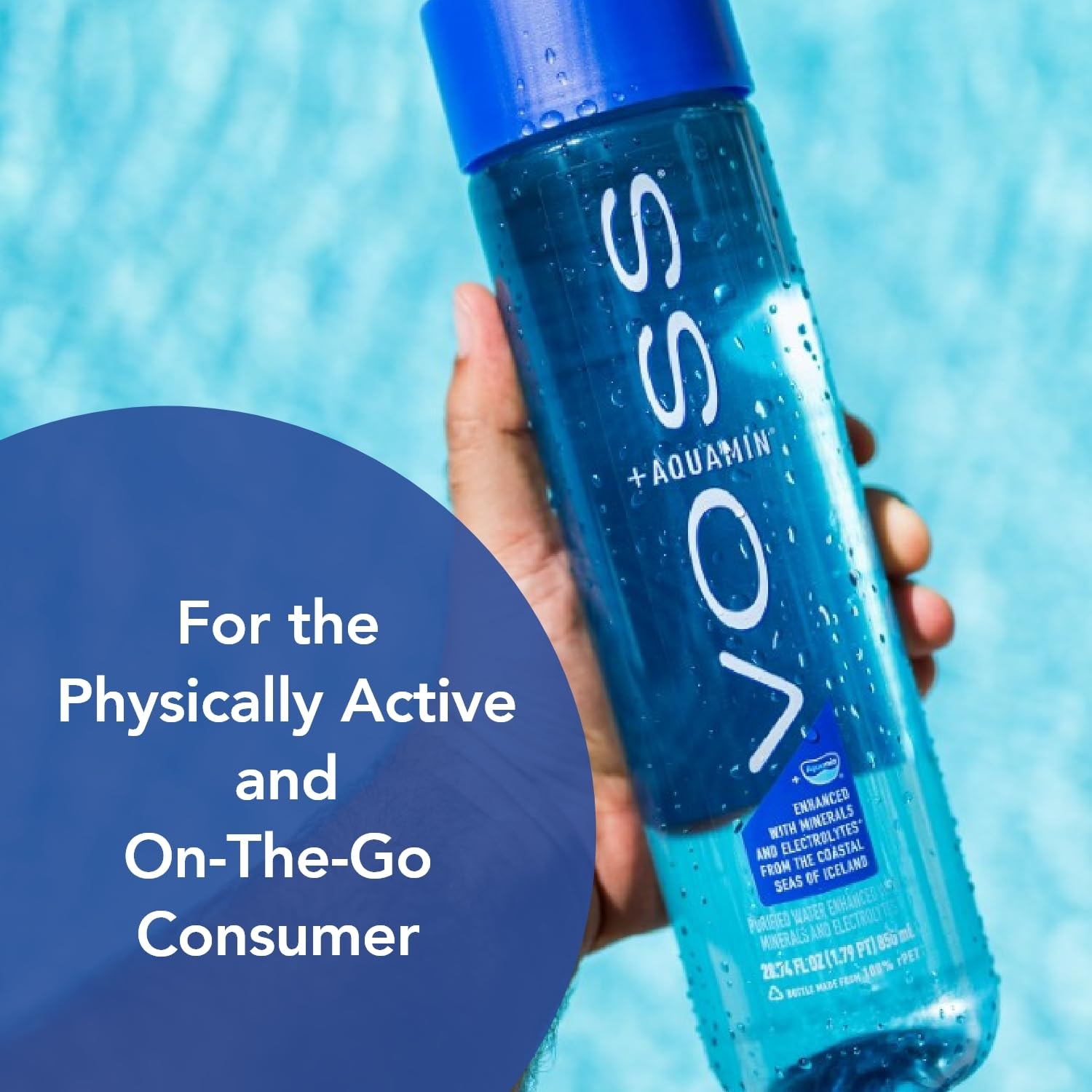 VOSS+ Aquamin Enhanced Water - Pack of 12 Bottles, 850ml Each - Purified Hydrating Water - 74 Trace Minerals & Electrolytes VOSS+ Aquamin Enhanced Water - Pack of 12 Bottles, 850ml Each - Purified Hydrating Water - 74 Trace Minerals & Electrolytes - Image 5