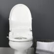 Bio Bidet BB1000 Electric Bidet Toilet Seat, Warm Water with Air Dryer, Heated Seat with Slow Close Lid, Remote Control, Elongated White