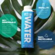 JUST Water Premium Pure Still Spring Water in an Eco-Friendly BPA Free Plant-Based Bottle, 16.9 Fl Oz (Pack of 12)