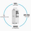 Boxed Water 33.8 oz. (12 Pack) – Purified Drinking Water in 92% Plant- Based Boxes