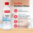 Resway American Red Cross Distilled Water 16.9 fl.oz., General Multi-Use, Purified Distilled Water for Drinking, Baby Formula,12 Pack