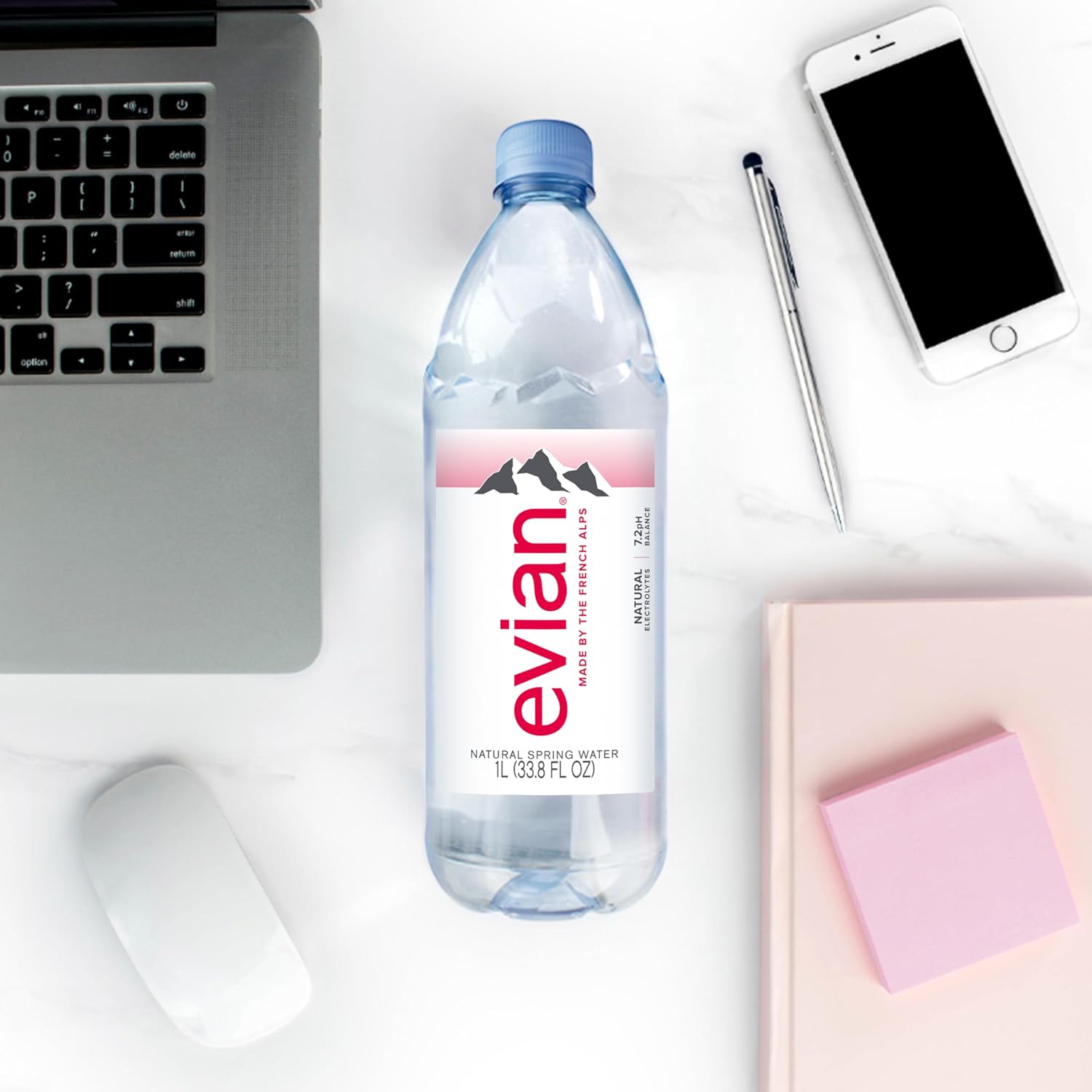 Evian Natural Spring Water, 1 L bottle, 12 pack Evian Natural Spring Water, 1 L bottle, 12 pack - Image 7