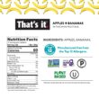 That's it. Mini Fruit Bars Gift Pouch (Variety 36 Count) No Sugar Added, Plant-Based, Vegan & Gluten Free, Paleo, Non GMO, Fiber