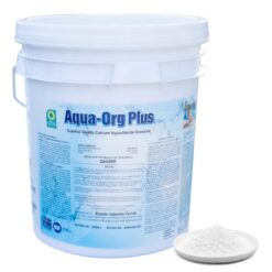 Pool Shock by Aqua Org Plus - 65% Granular Cal Hypo - Swimming Pool Shock - 50 Pound Pail