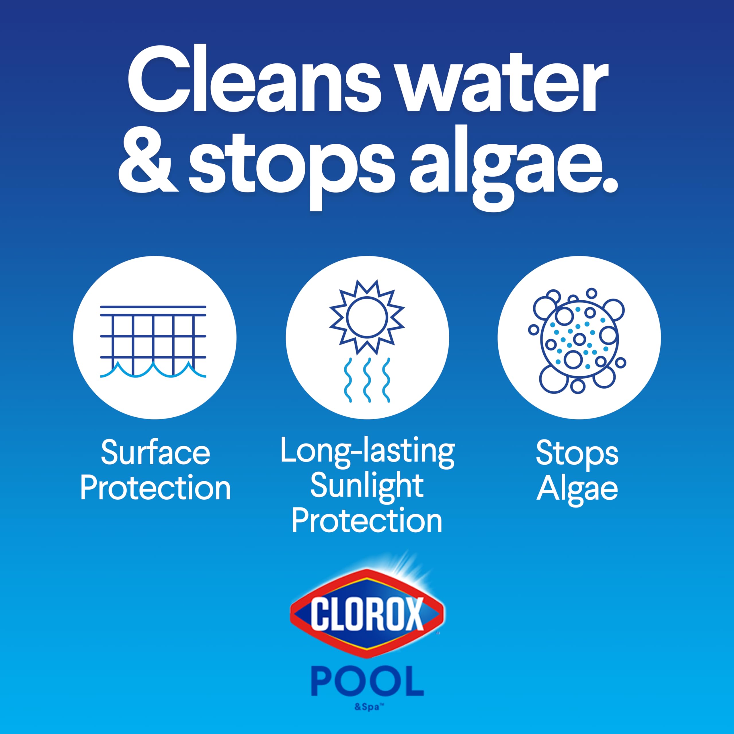 Clorox Pool&Spa XtraBlue 3” Swimming Pool Chlorinating Tablets, Kills Bacteria & Stops Algae (25 LB) Clorox Pool&Spa XtraBlue 3” Swimming Pool Chlorinating Tablets, Kills Bacteria & Stops Algae (25 LB) - Image 7