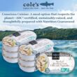 COLE’S - Smoked Rainbow Trout Fillet with Vegetables, Ready to Eat Meal, 5.6 oz Hand-Packed Canned Fish, 6 pack