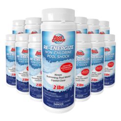 SpaChoice 2-Pounds 12-Pack Premium Re-Energize, Non Chlorine Pool Shock, Made in USA