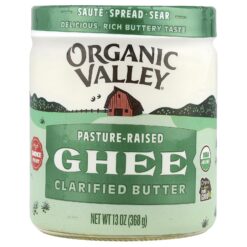 Organic Valley Organic Ghee, Clarified Butter, 13 oz