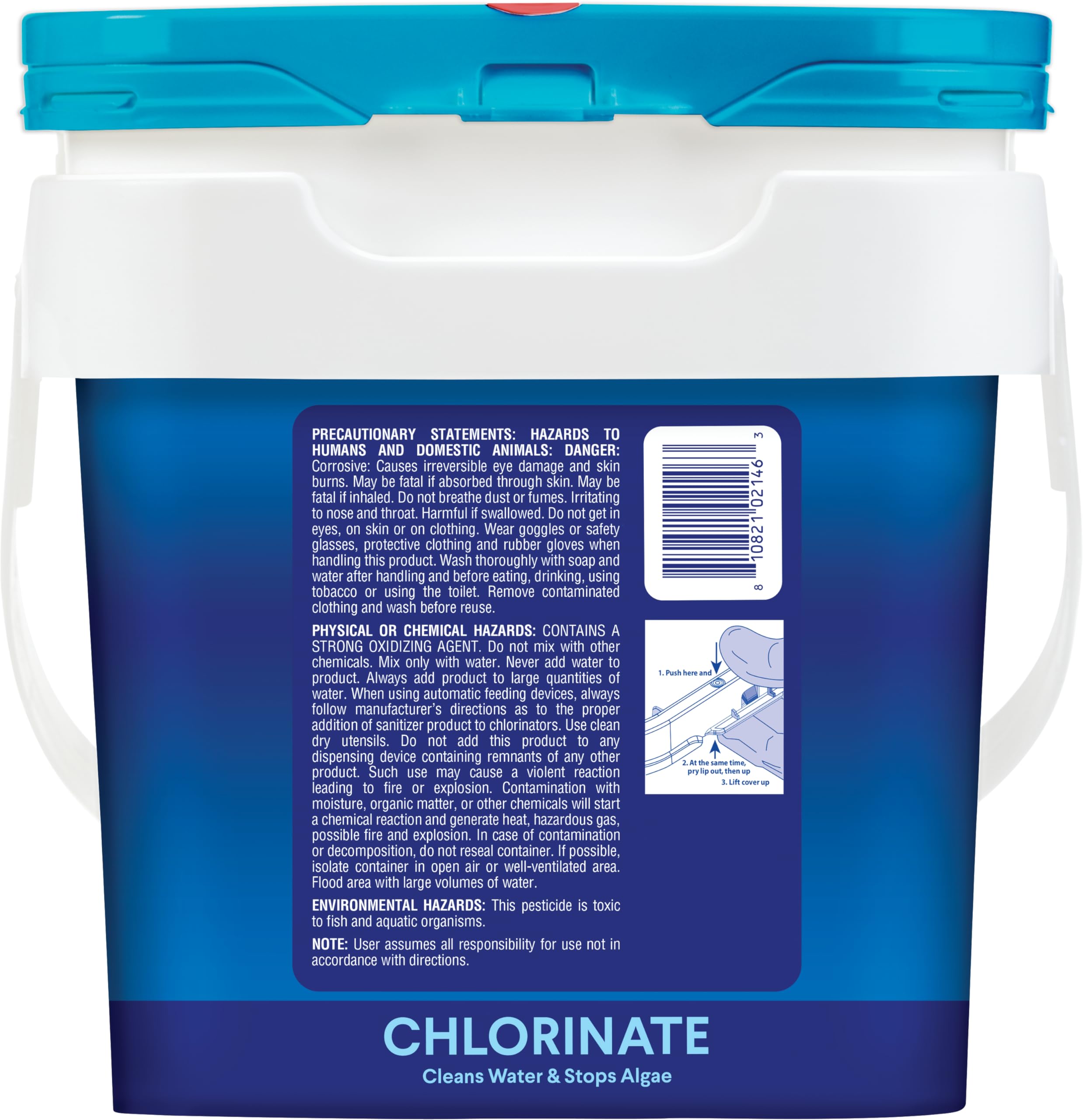 Clorox Pool&Spa XtraBlue 3” Swimming Pool Chlorinating Tablets, Kills Bacteria & Stops Algae (25 LB) Clorox Pool&Spa XtraBlue 3” Swimming Pool Chlorinating Tablets, Kills Bacteria & Stops Algae (25 LB) - Image 8