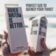 Boxed Water 33.8 oz. (12 Pack) – Purified Drinking Water in 92% Plant- Based Boxes
