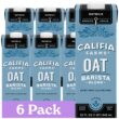 Califia Farms Oat Barista Blend Oat Milk, 32 Oz (Pack of 6), Shelf Stable, Non GMO, High Calcium, Milk Frother, Creamer, Oatmilk