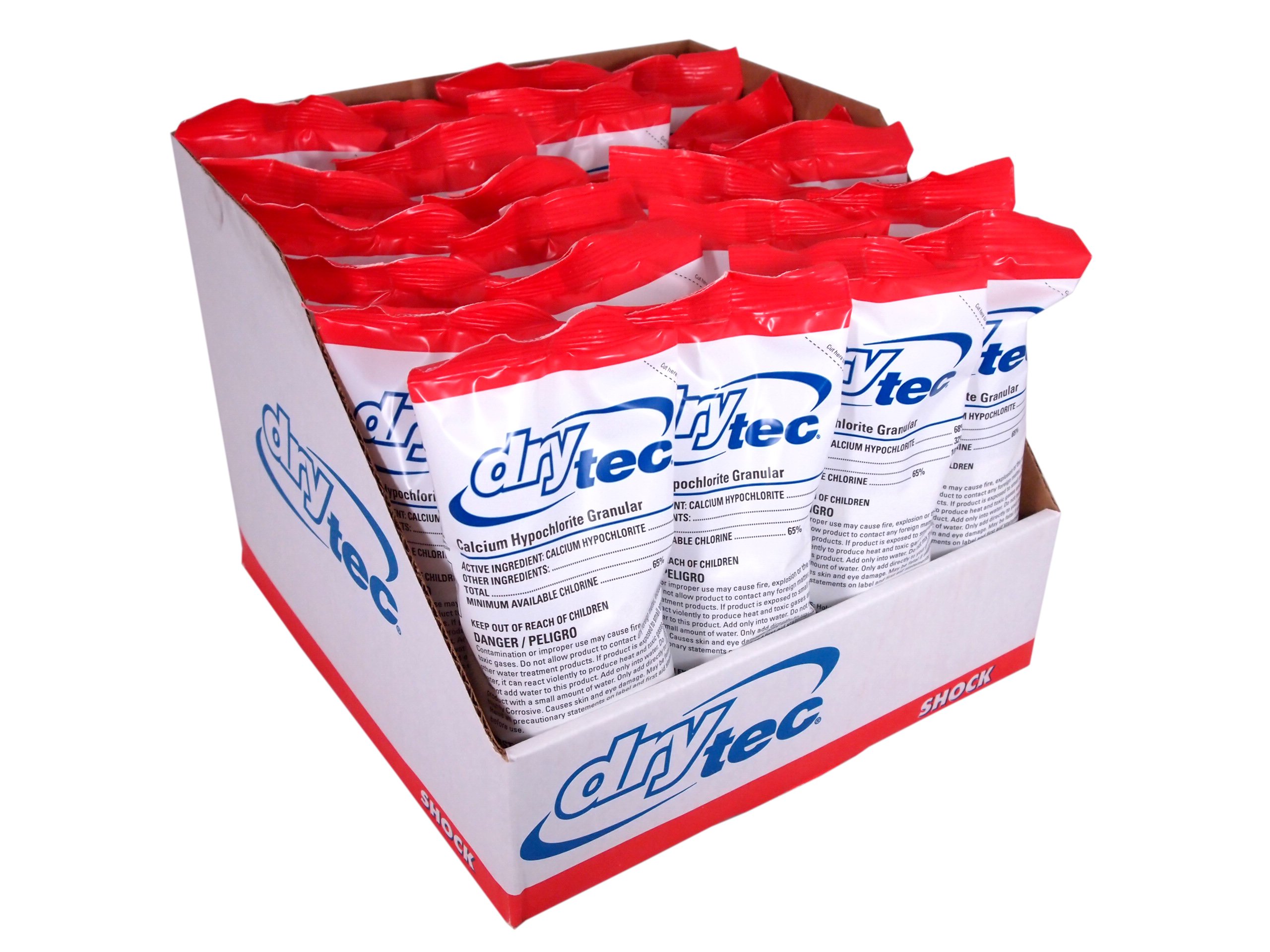 DryTec 1-1901-24 Calcium Hypochlorite Pool Shock, 1-Pound, 24-Pack DryTec 1-1901-24 Calcium Hypochlorite Pool Shock, 1-Pound, 24-Pack