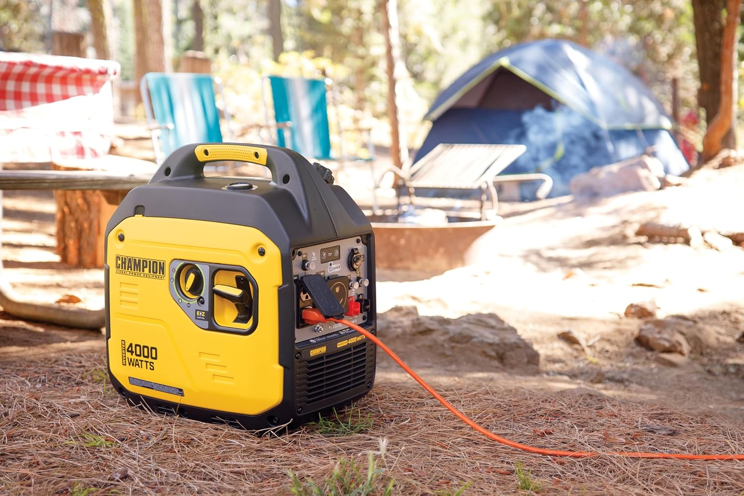 Champion Power Equipment 4000-Watt RV Ready Portable Inverter Generator with Quiet Technology and CO Shield Champion Power Equipment 4000-Watt RV Ready Portable Inverter Generator with Quiet Technology and CO Shield - Image 3