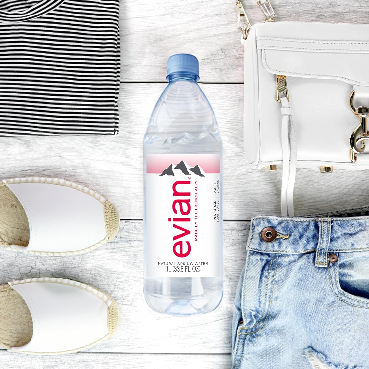 Evian Natural Spring Water, 1 L bottle, 12 pack Evian Natural Spring Water, 1 L bottle, 12 pack - Image 8