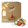 Lindt LINDOR Assorted Chocolate Truffles 90 Count Gift Box, Chocolate Candy with Smooth, Melting Truffle Center, 38.4 oz. Box