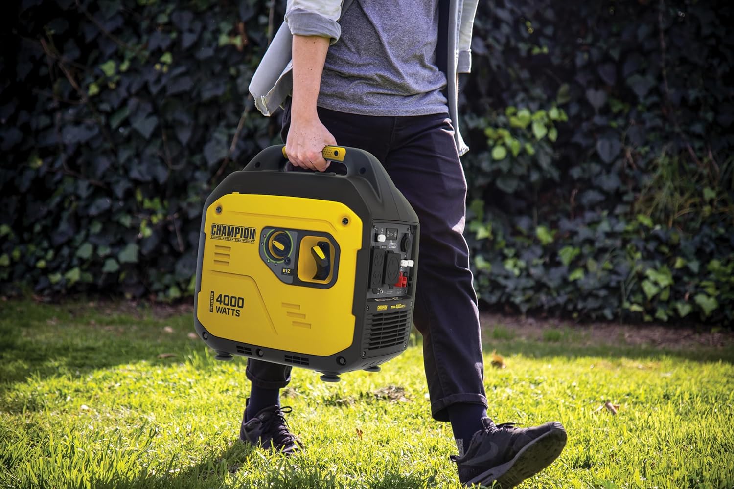 Champion Power Equipment 4000-Watt RV Ready Portable Inverter Generator with Quiet Technology and CO Shield Champion Power Equipment 4000-Watt RV Ready Portable Inverter Generator with Quiet Technology and CO Shield - Image 6