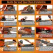 PROYAMA 62CC 2-Cycle Gas Powered Chainsaw, 22 Inch 18 Inch Handheld Cordless Petrol Chain Saw for Tree Wood Cutting
