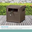 Suncast Hose Reel with Smart Trak Hose Guide, Water-Tight Connection, Durable Resin Construction, 225' Hose Capacity, Brown