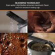 KRUPS Essential Brewer 8 Cup Drip Coffee Maker Machine SCA-Certified, Blooming Technology, Silver