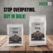 Greenfit Premium Bulk Chia Seeds (10Lbs Bag), A+ Grade Chia, Nutrient-Packed Superfood, Non-GMO. Gluten-Free Chia Seeds Bulk, Vegan