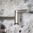 KOHLER Vibrant Stainless Single Handle Wall-mount Pot Filler Kitchen Faucet