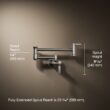 KOHLER Vibrant Stainless Single Handle Wall-mount Pot Filler Kitchen Faucet