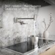 KOHLER Vibrant Stainless Single Handle Wall-mount Pot Filler Kitchen Faucet KOHLER Vibrant Stainless Single Handle Wall-mount Pot Filler Kitchen Faucet