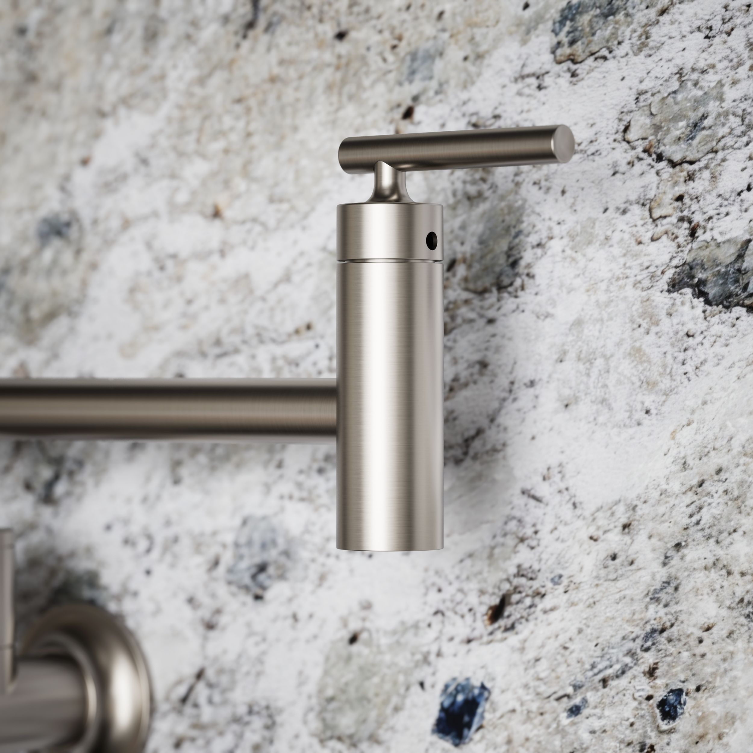 KOHLER Vibrant Stainless Single Handle Wall-mount Pot Filler Kitchen Faucet KOHLER Vibrant Stainless Single Handle Wall-mount Pot Filler Kitchen Faucet - Image 4