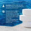 Pool Day 25lb Three-Inch Chlorine Power Tabs - 99% Trichlor, UV-Protected, Slow-Dissolving Formula for Crystal Clear Safe Water