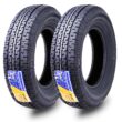 Free Country GRAND RIDE Set 2 ST205/75R15 Premium Trailer Tires 205 75 15 8-Ply Load Range D w/Scuff Guard 8mm Tread Depth