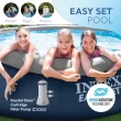 Intex Easy Set Round Inflatable Outdoor Above Ground Swimming Pool Set