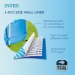 Intex Metal Frame Round Above Ground Swimming Pool w/Pump, 12' x 30"