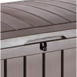 Keter Glenwood 101 Gallon Durable Resin Outdoor Storage and Organization Deck Box For Patio Furniture and Supplies, Brown Keter Glenwood 101 Gallon Durable Resin Outdoor Storage and Organization Deck Box For Patio Furniture and Supplies, Brown