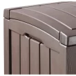 Keter Glenwood 101 Gallon Durable Resin Outdoor Storage and Organization Deck Box For Patio Furniture and Supplies, Brown Keter Glenwood 101 Gallon Durable Resin Outdoor Storage and Organization Deck Box For Patio Furniture and Supplies, Brown