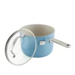 KitchenAid Hard Anodized Ceramic Nonstick Cookware Pots and Pans Set, 10 Piece, Blue