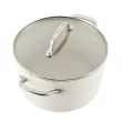 Kitchenaid Hard Anodized Ceramic Nonstick Cookware Pots And Pans Set, 10 Piece, Porcelain White